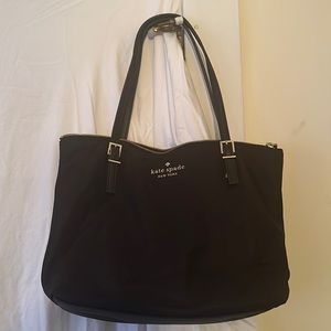 Black Kate spade bag - nylon - medium